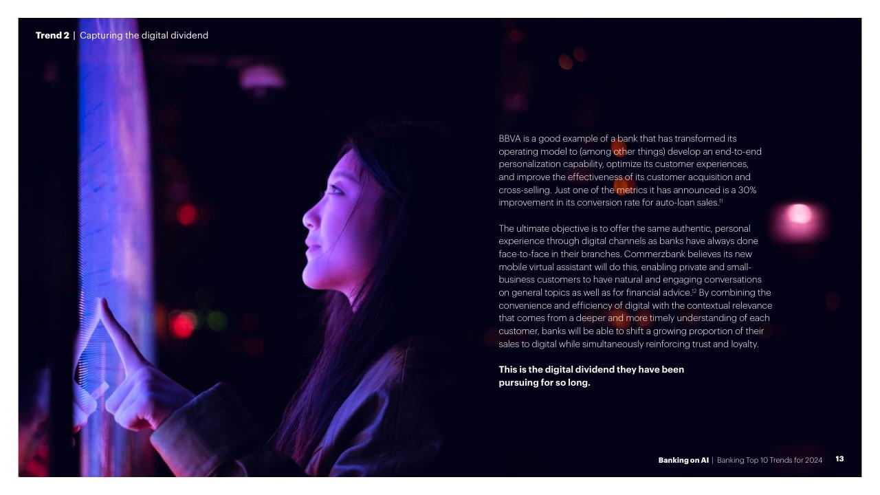 Case Study slide 13 from Banking On AI Banking Top 10 Trends For 2024 Accenture