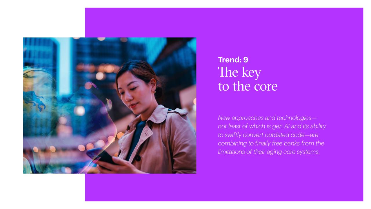 Text slide 38 from Banking On AI Banking Top 10 Trends For 2024 Accenture
