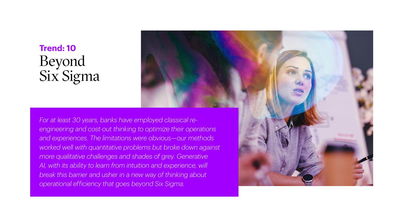Text slide 41 from Banking On AI Banking Top 10 Trends For 2024 Accenture