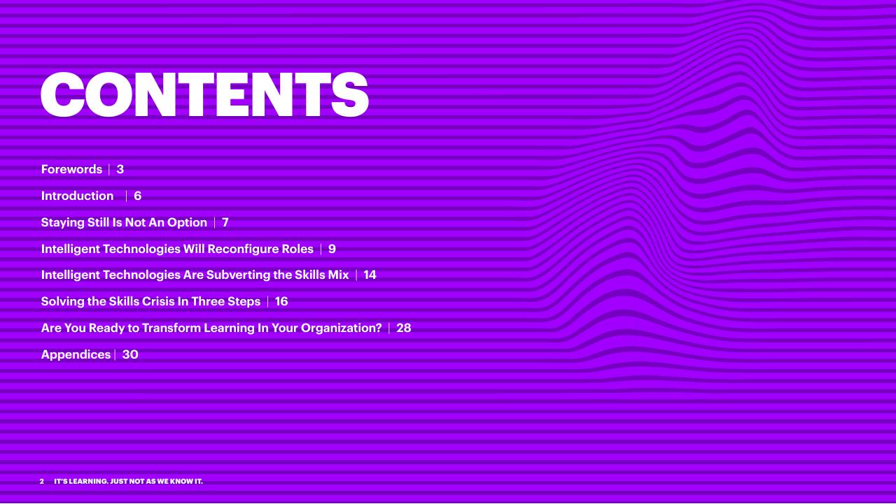 Agenda slide 2 from Bridging The Skills Gap In The Future Workforce Accenture