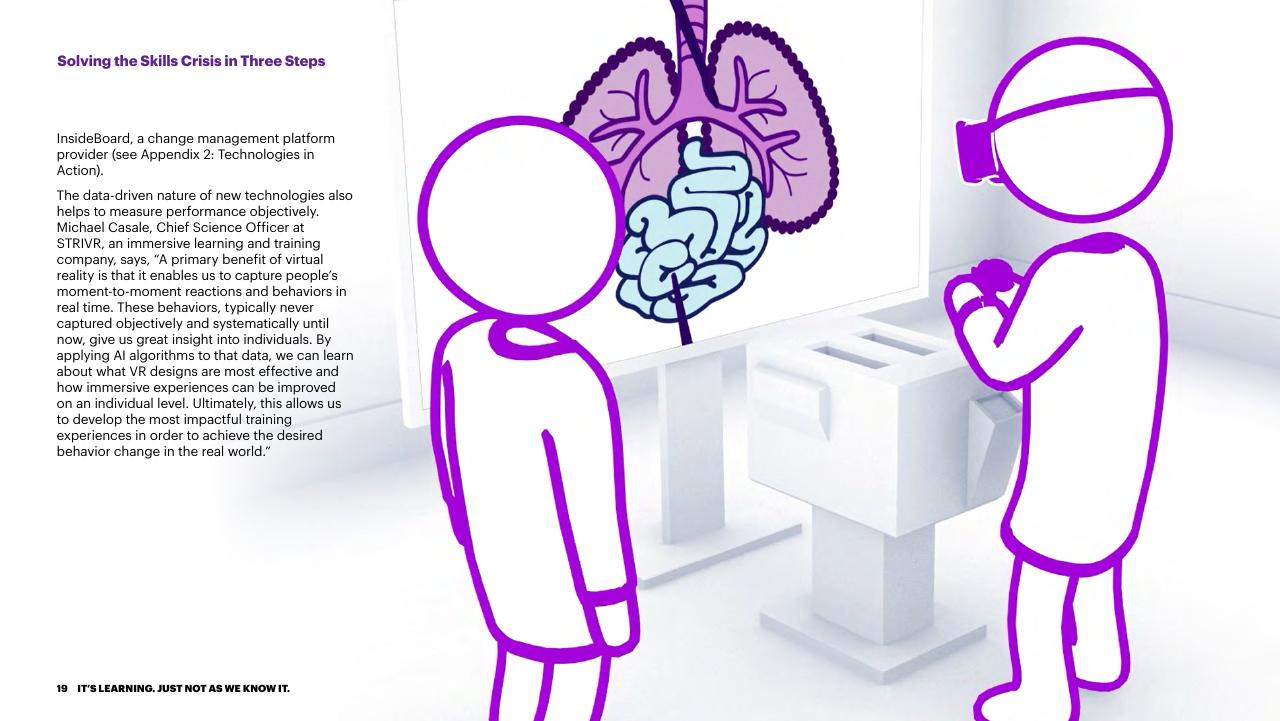 Text slide 19 from Bridging The Skills Gap In The Future Workforce Accenture