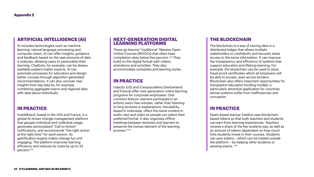 Comparison slide 34 from Bridging The Skills Gap In The Future Workforce Accenture