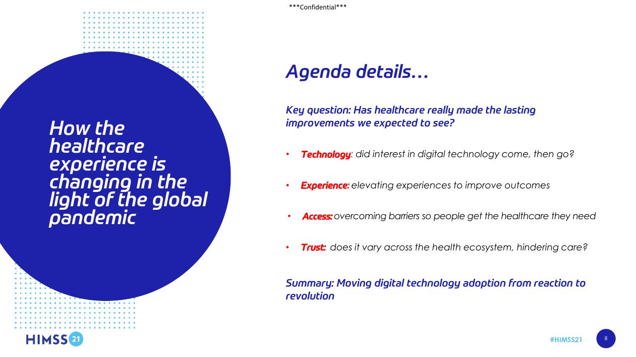 Agenda slide 8 from Digital Adoption In Healthcare_ Reaction Or Revolution_ Accenture