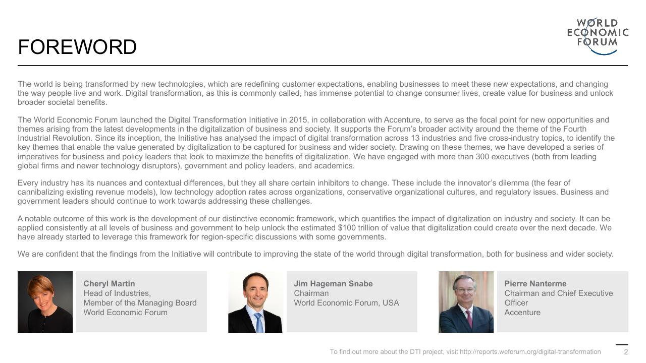 Text slide 2 from Digital Transformation Initiative In Collaboration With Accenture Accenture