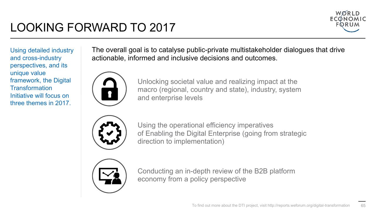 Text slide 65 from Digital Transformation Initiative In Collaboration With Accenture Accenture