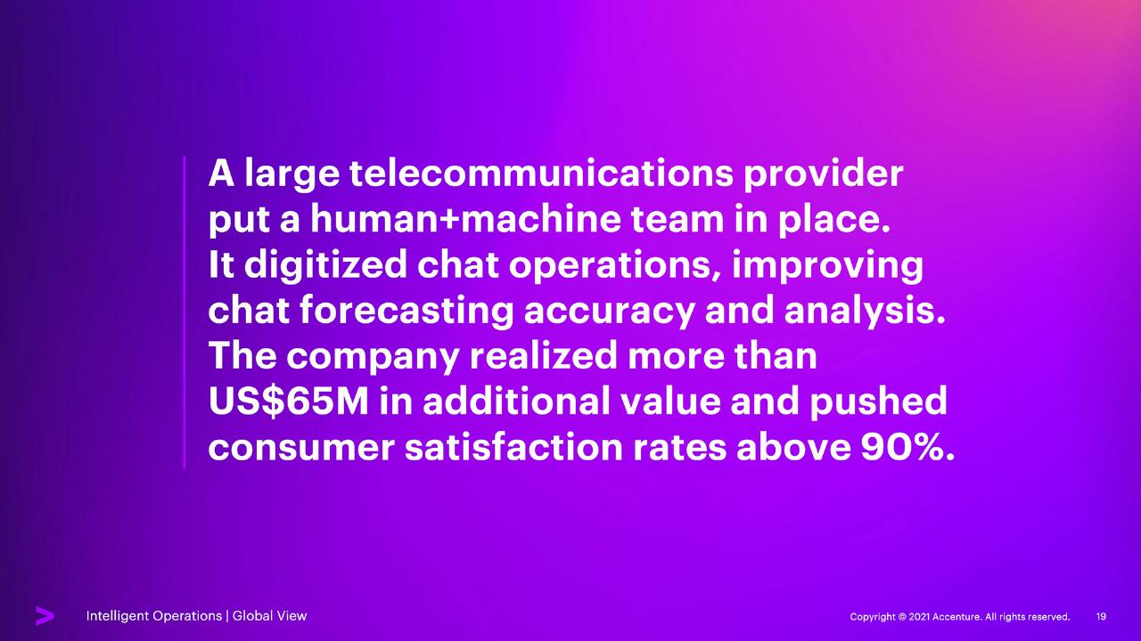 Case Study slide 19 from Elevate Every Decision With Intelligent Operations