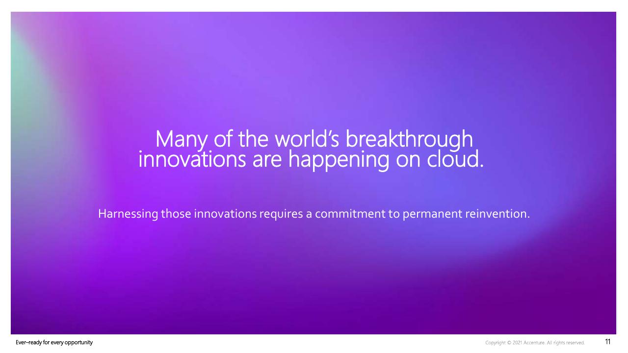 Text slide 11 from Everready For Every Opportunity How To Unleash Competitiveness On The Cloud Continuum