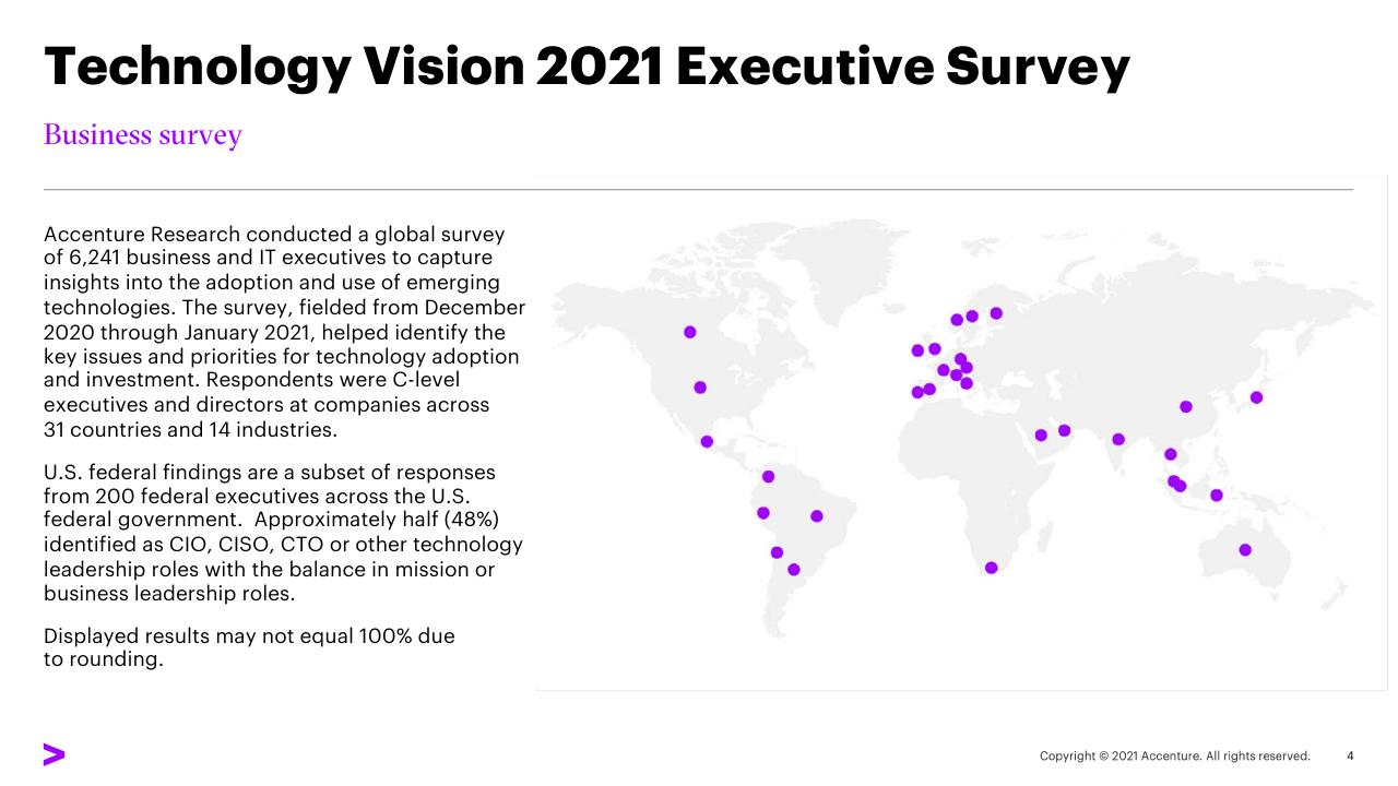 Text slide 4 from Five Trends For Post Pandemic Leadership US Federal Survey Findings