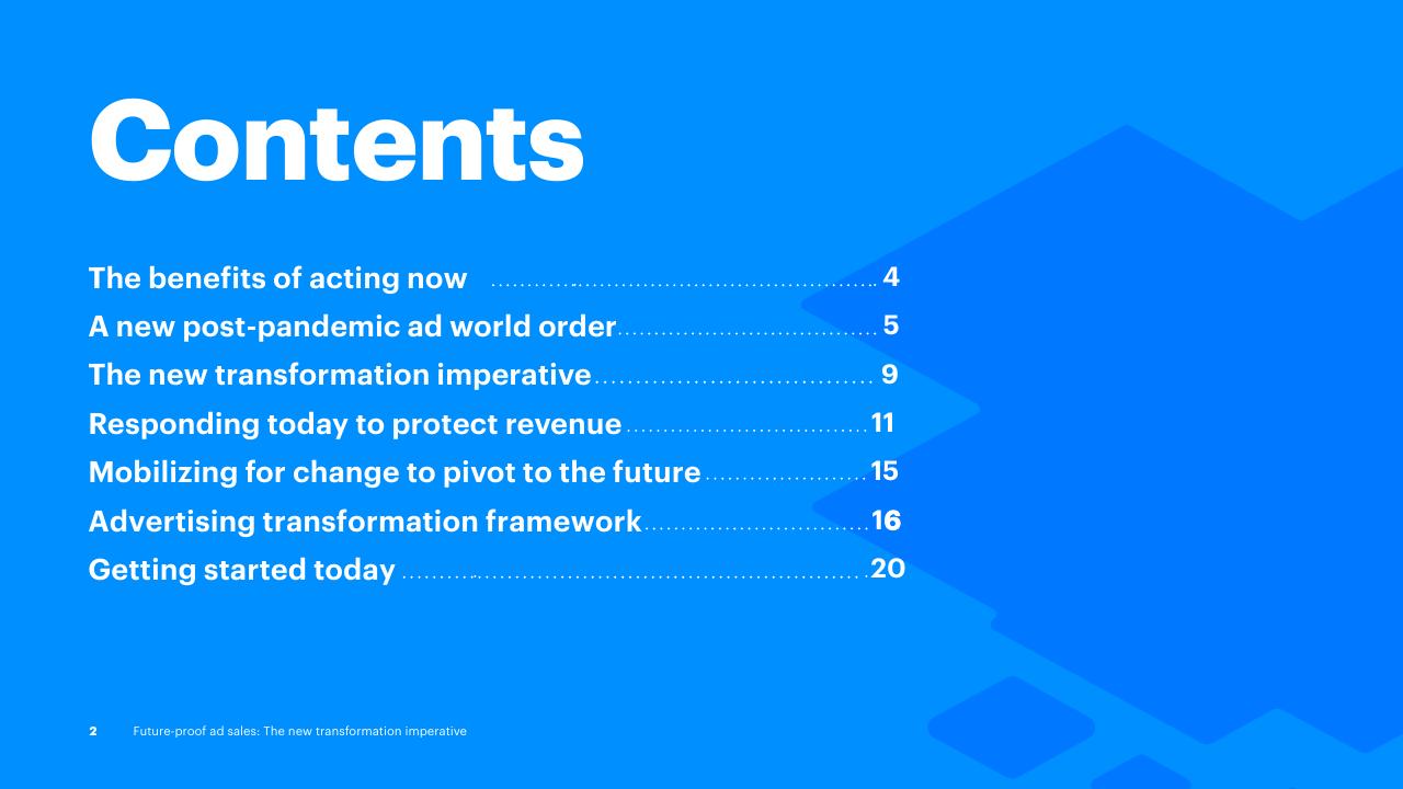 Section Divider slide 2 from Future Proof Ad Sales_ The New Transformation Imperative Accenture