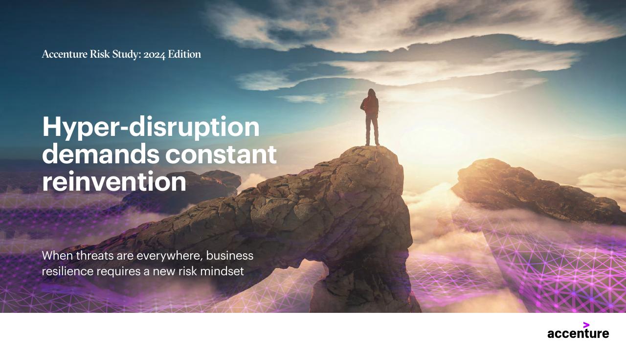 Hyper Disruption Demands Constant Reinvention Accenture consulting deck cover