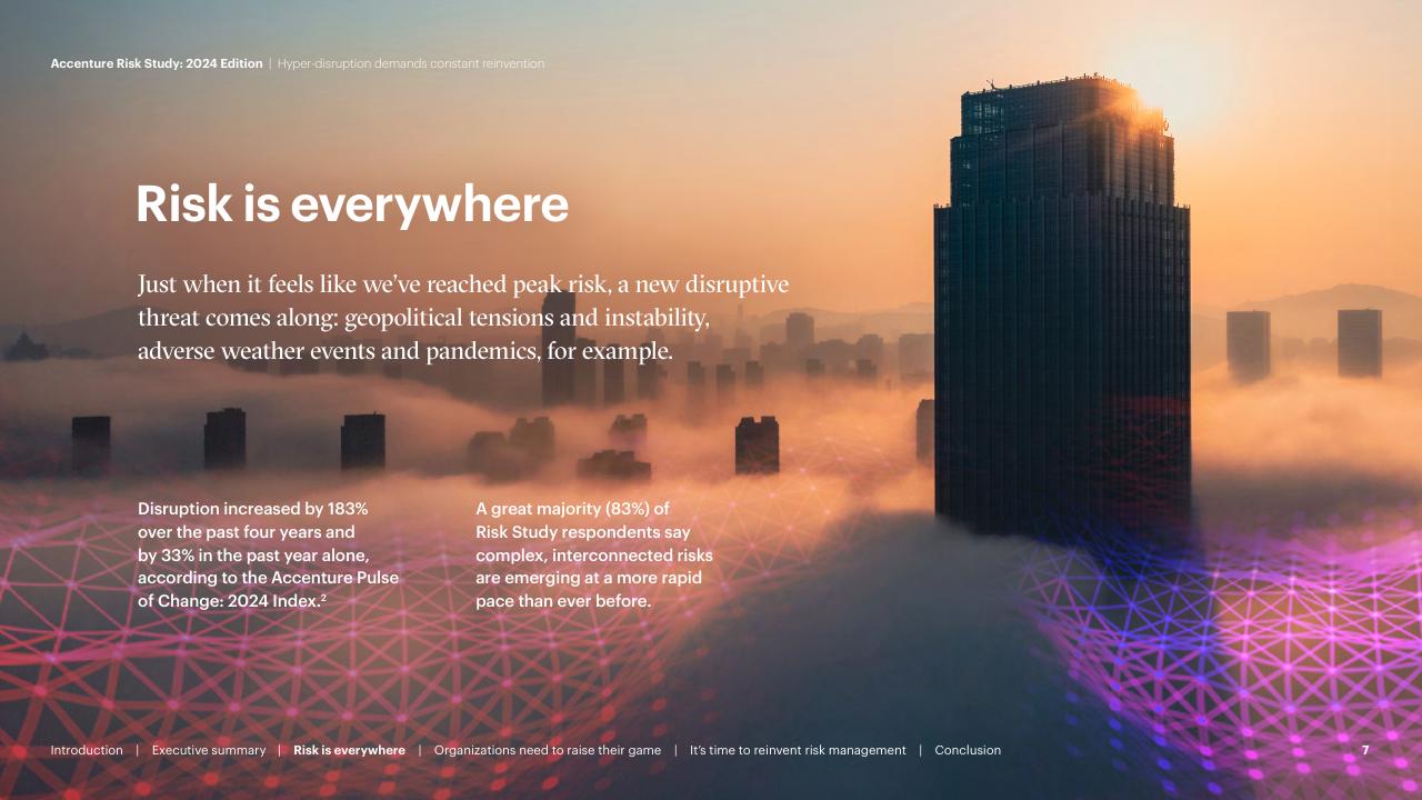 Text slide 7 from Hyper Disruption Demands Constant Reinvention Accenture