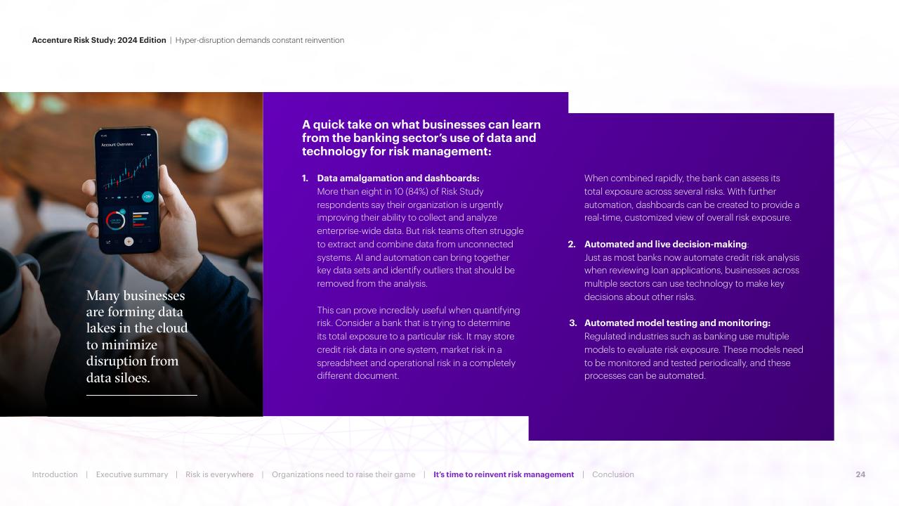 Process slide 24 from Hyper Disruption Demands Constant Reinvention Accenture