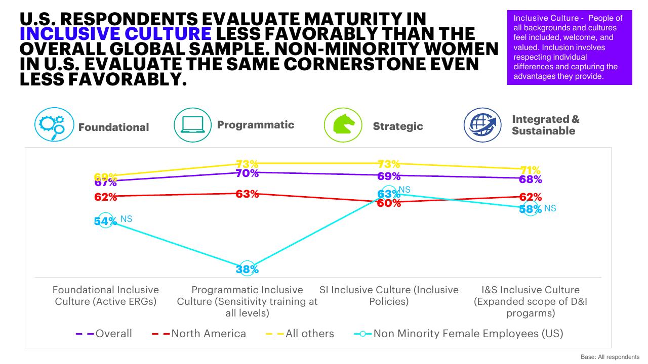 Chart slide 17 from Inclusion And Diversity Survey Make IT More Than A Mantra Accenture