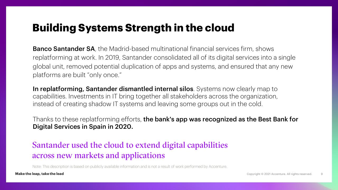 Case Study slide 9 from Make The Leap Take The Lead Tech Strategies For Innovation And Growth