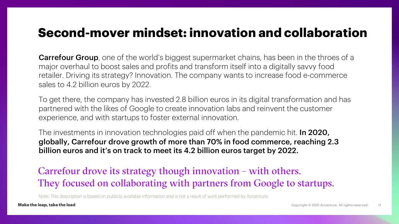 Case Study slide 11 from Make The Leap Take The Lead Tech Strategies For Innovation And Growth