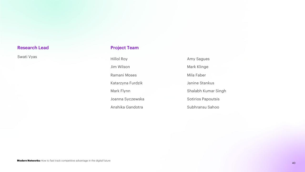 Team slide 40 from Modern Networks Accenture