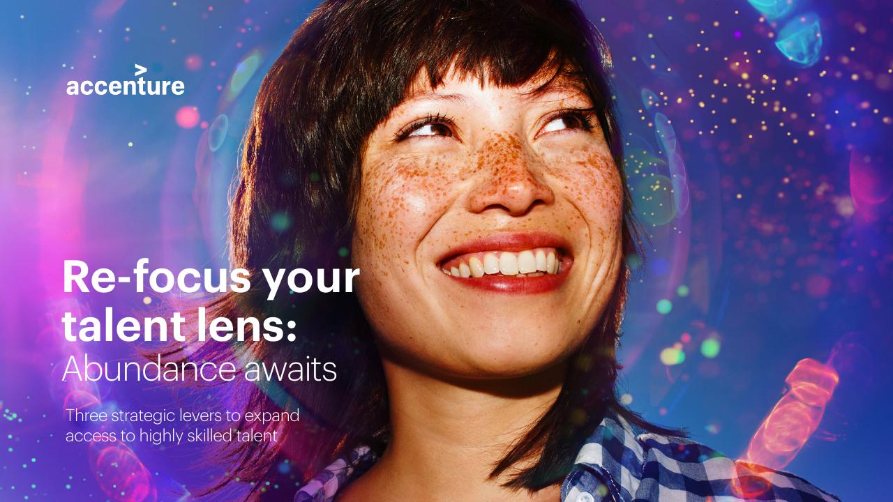Re Focus Your Talent Lens_ Abundance Awaits Accenture consulting deck cover