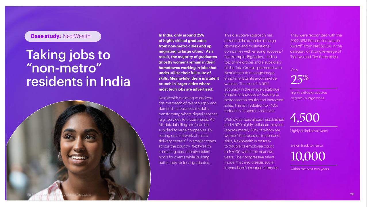 Case Study slide 20 from Re Focus Your Talent Lens_ Abundance Awaits Accenture