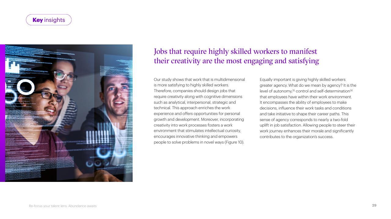 Text slide 29 from Re Focus Your Talent Lens_ Abundance Awaits Accenture