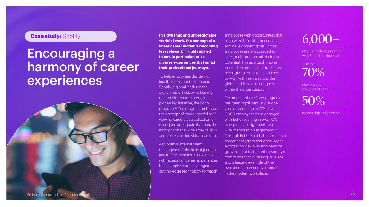 Case Study slide 32 from Re Focus Your Talent Lens_ Abundance Awaits Accenture