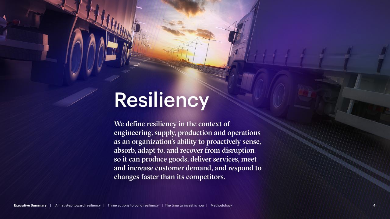 Text slide 4 from Resiliency In The Making Accenture