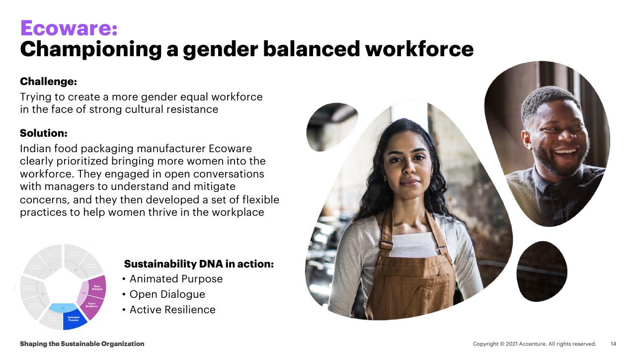 Case Study slide 14 from Shaping The Sustainable Organization How Responsible Leaders Create Lasting Value And Equitable Impact For All Stakeholders