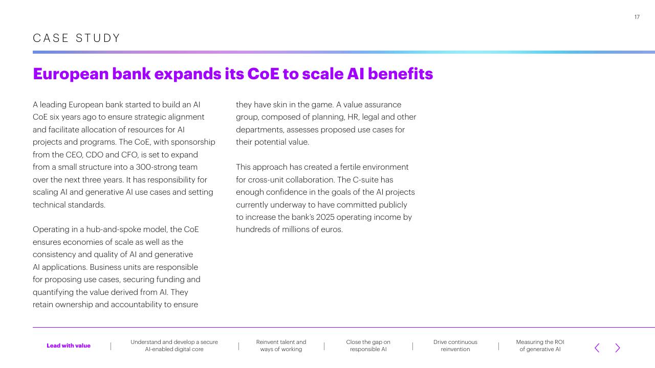 Case Study slide 17 from The Age Of Ai_ Bankings New Reality Accenture