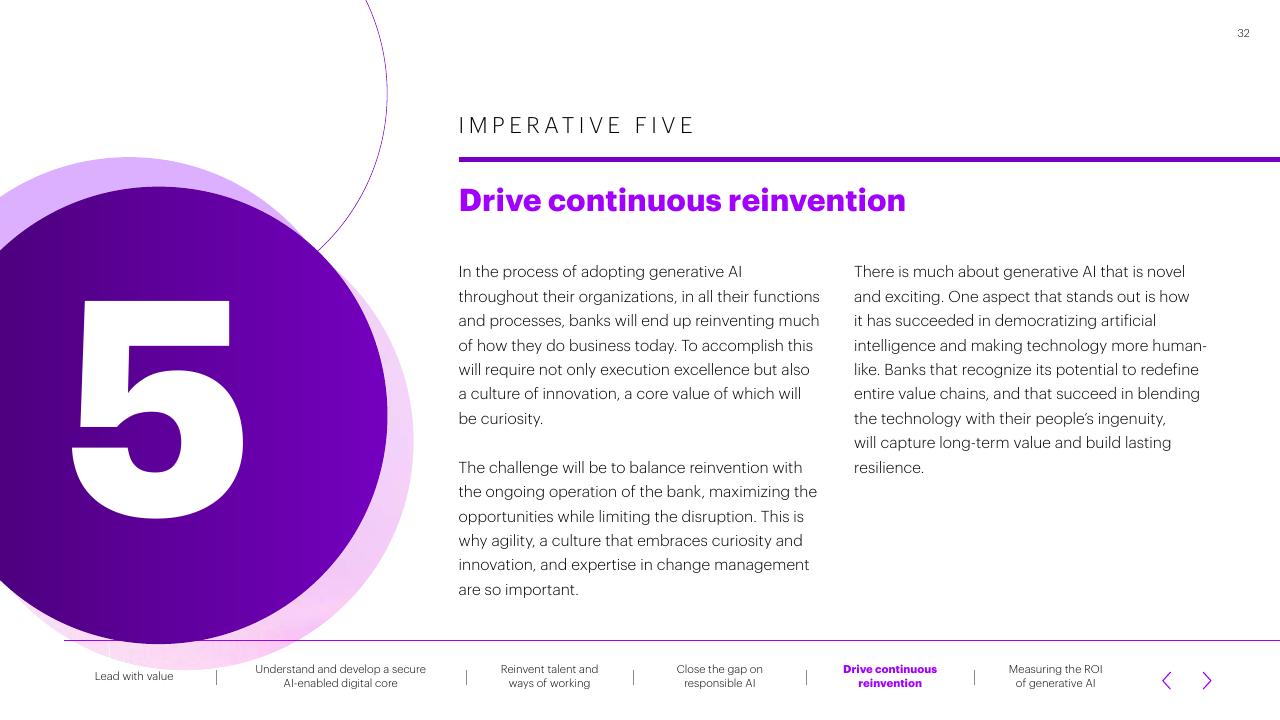 Section Divider slide 32 from The Age Of Ai_ Bankings New Reality Accenture