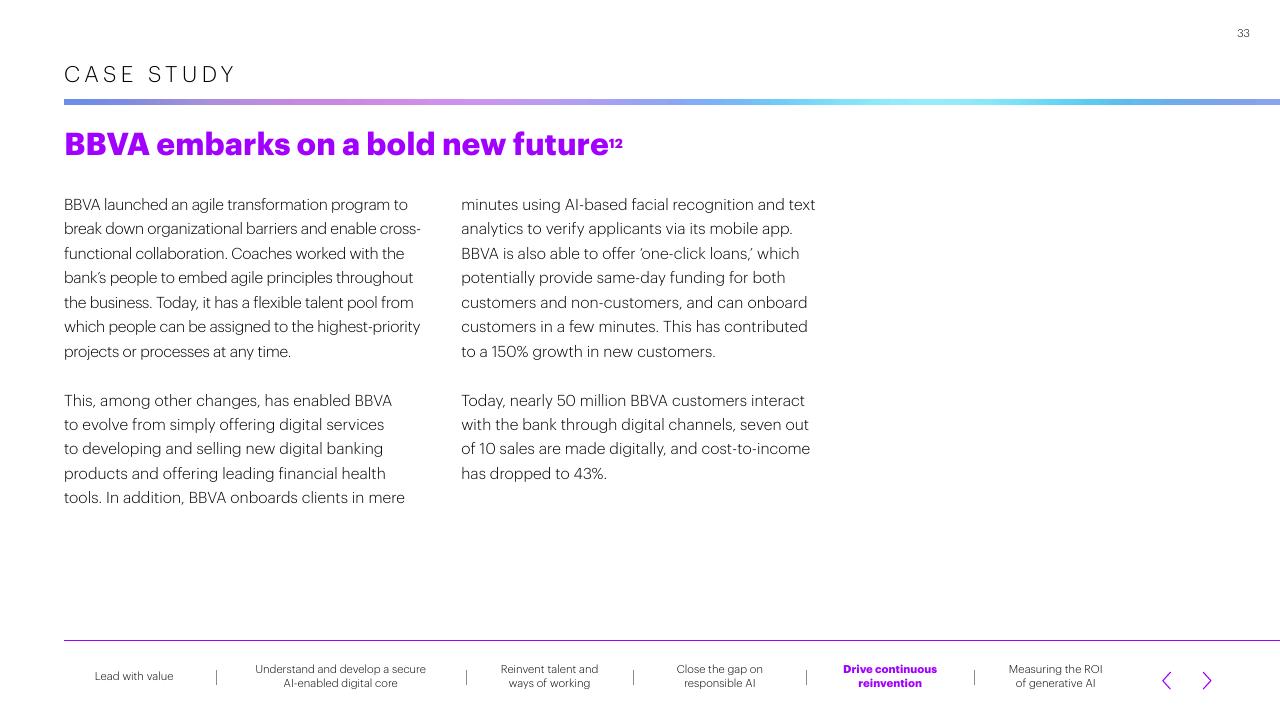 Case Study slide 33 from The Age Of Ai_ Bankings New Reality Accenture