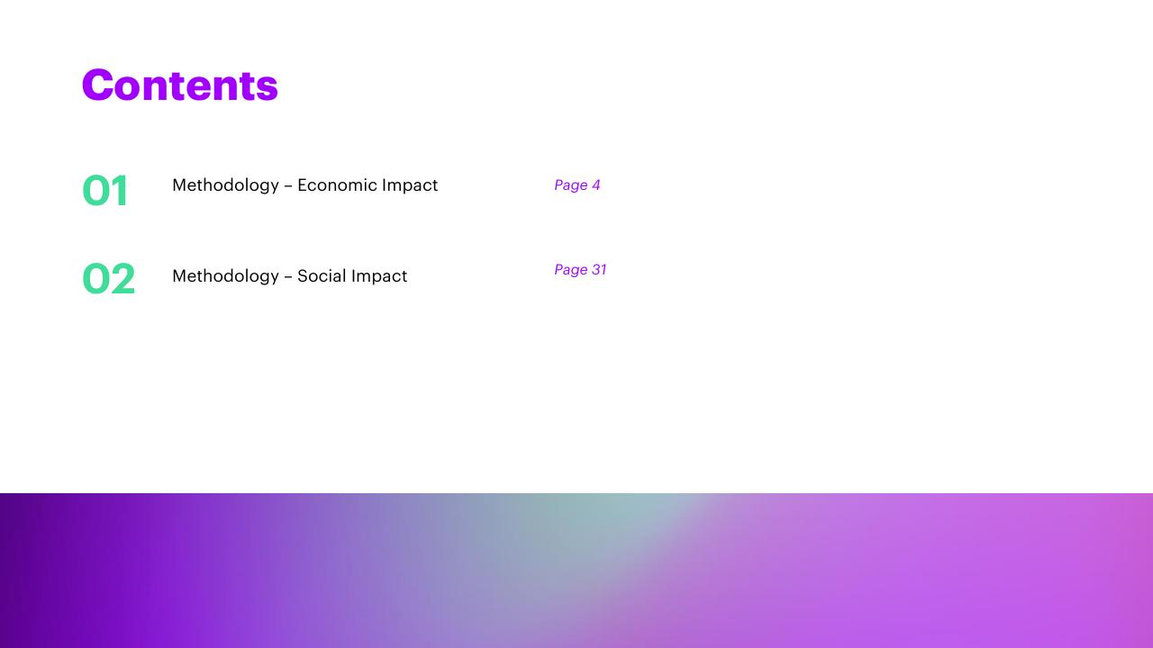 Text slide 3 from The Economic And Social Impact Of Investment In The Nbn Network Methodology Report Accenture