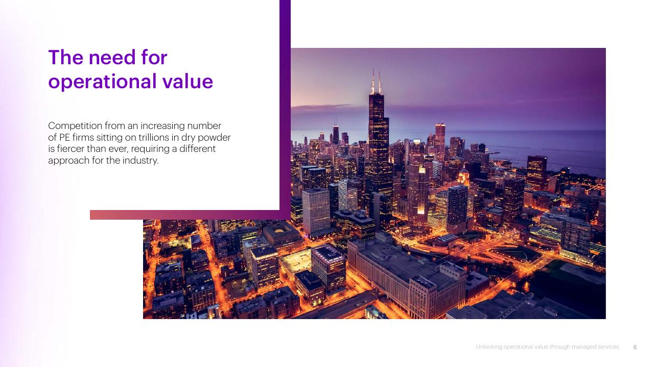 Text slide 6 from The Evolving Private Equity Playbook Accenture