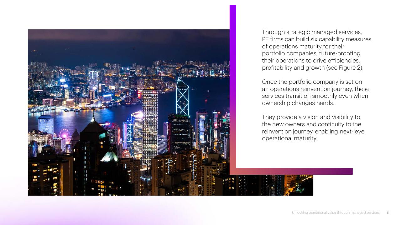 Text slide 11 from The Evolving Private Equity Playbook Accenture