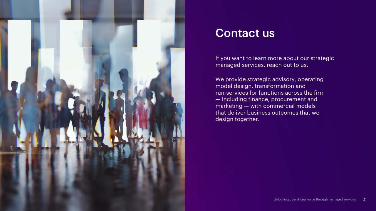 Text slide 21 from The Evolving Private Equity Playbook Accenture