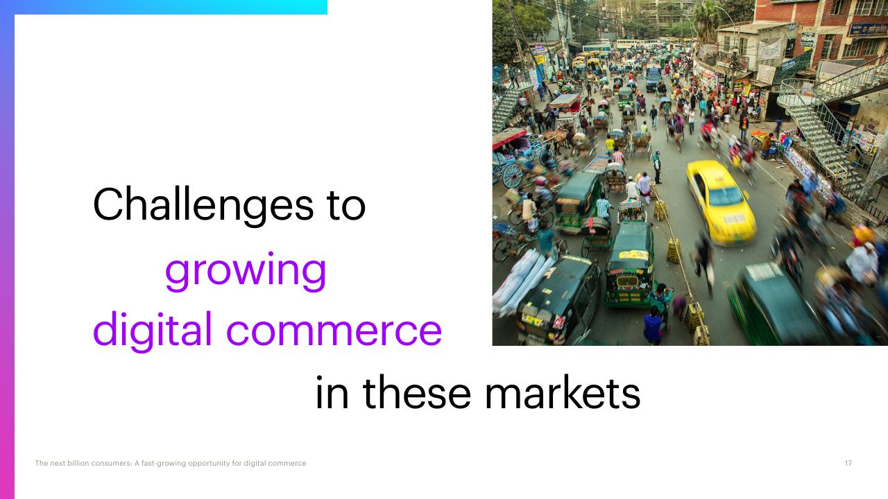 Section Divider slide 17 from The Next Billion Consumers Accenture