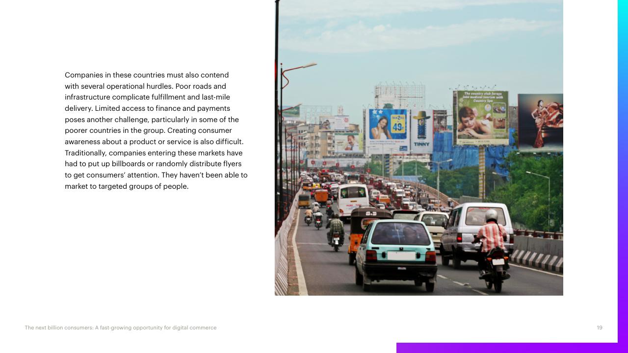 Text slide 19 from The Next Billion Consumers Accenture