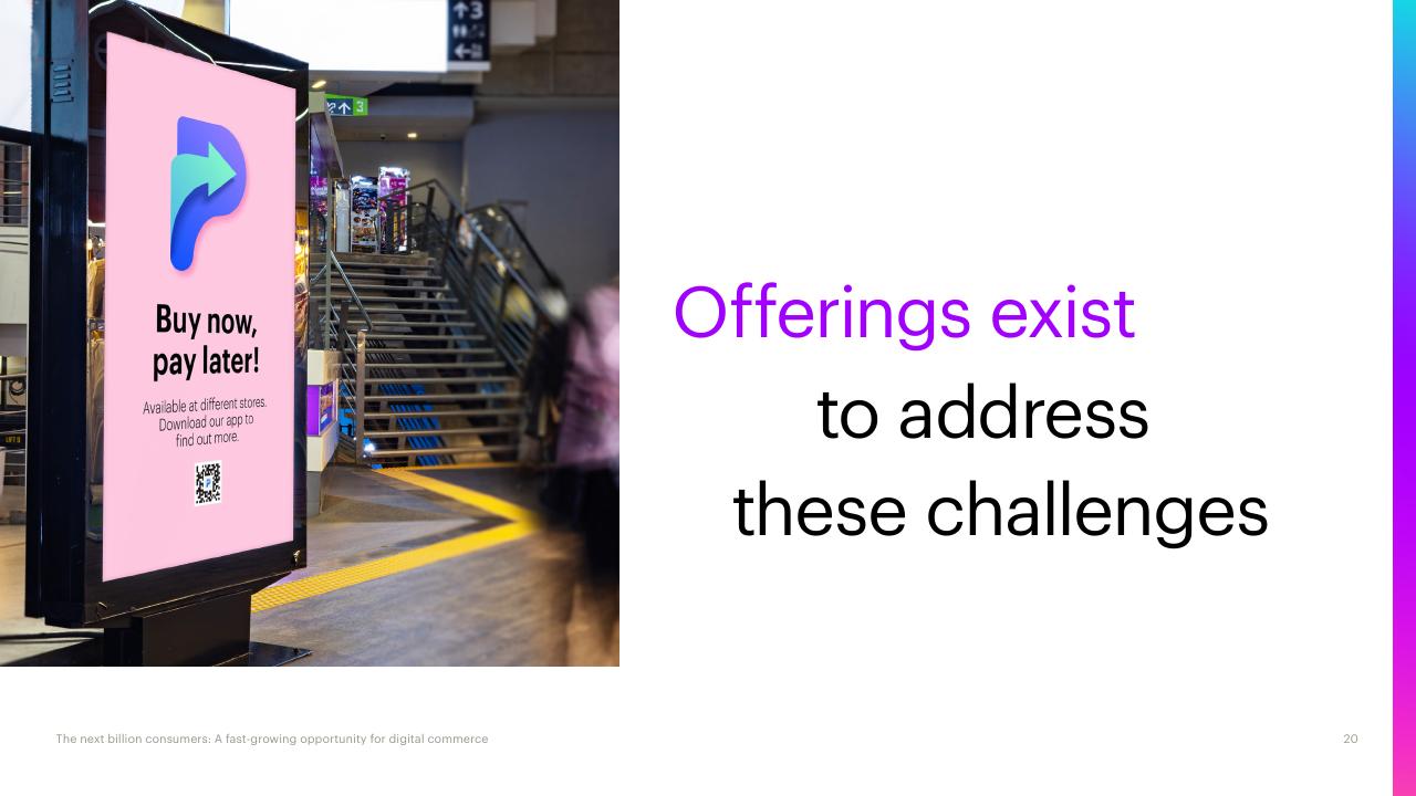 Text slide 20 from The Next Billion Consumers Accenture