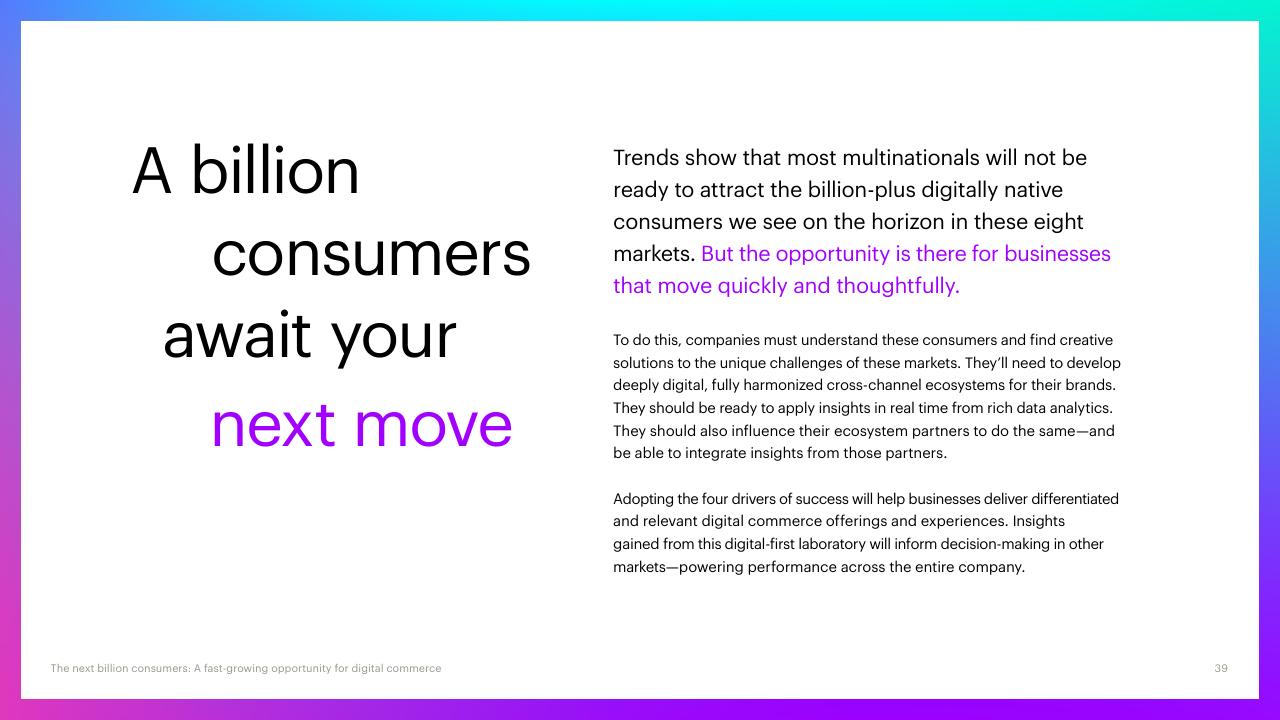 Text slide 39 from The Next Billion Consumers Accenture