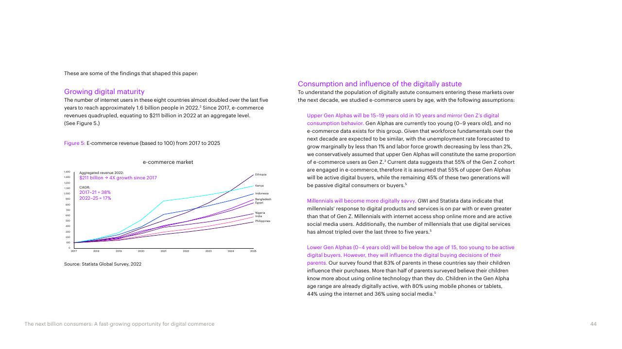 Text slide 44 from The Next Billion Consumers Accenture