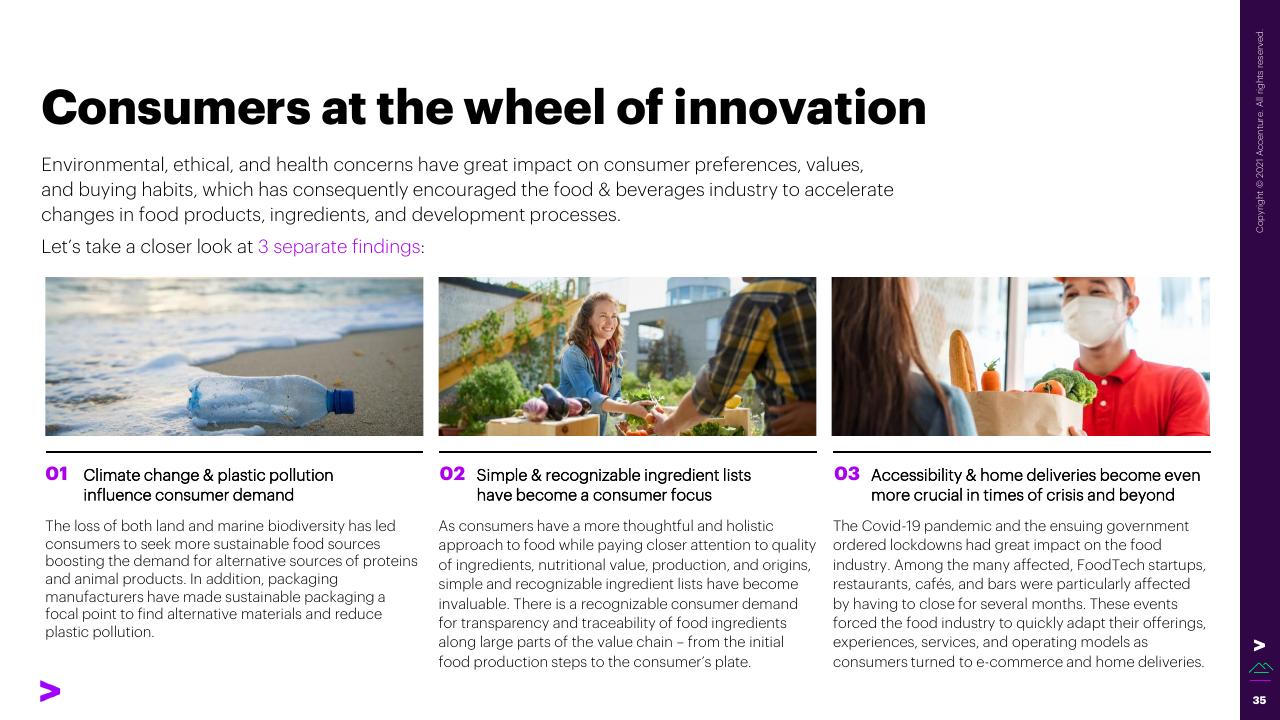 Comparison slide 35 from The Swiss Foodtech Ecosystem 2021 Accenture