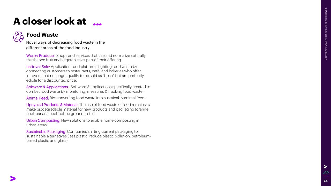Text slide 54 from The Swiss Foodtech Ecosystem 2021 Accenture