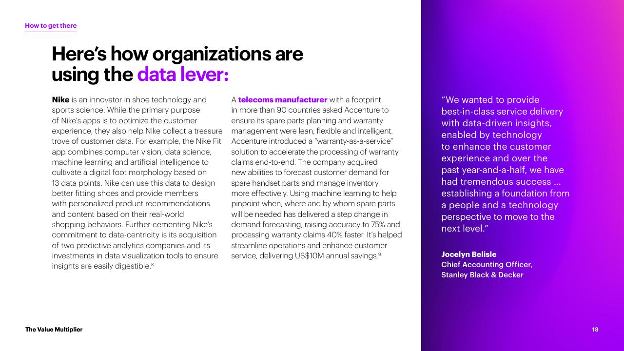 Case Study slide 18 from The Value Multiplier_ Intelligent Operations Maturity Accenture