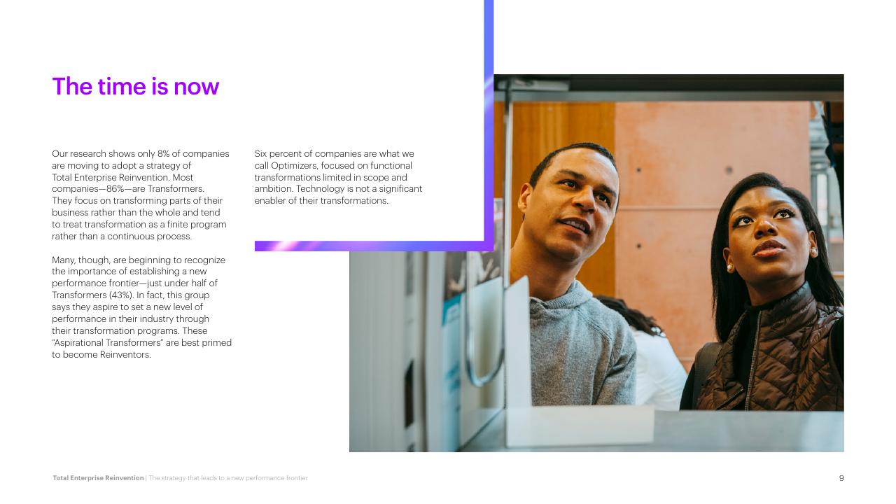 Text slide 9 from Total Enterprise Reinvention Accenture