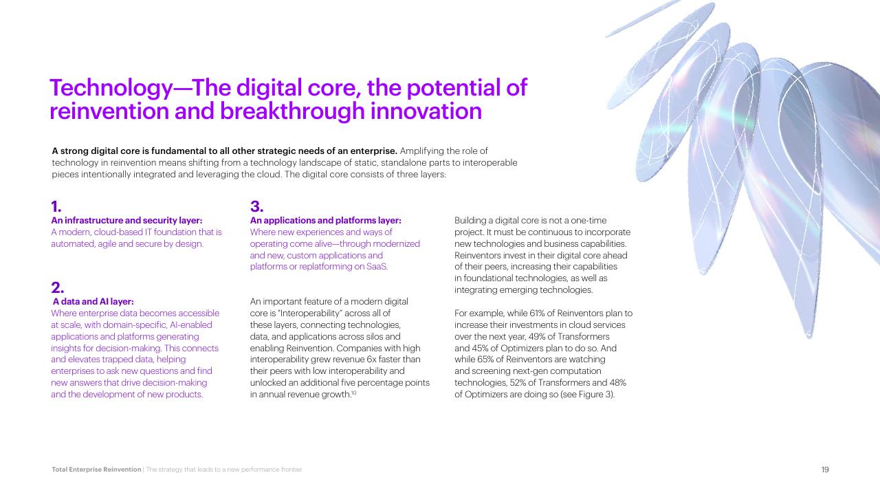 Process slide 19 from Total Enterprise Reinvention Accenture