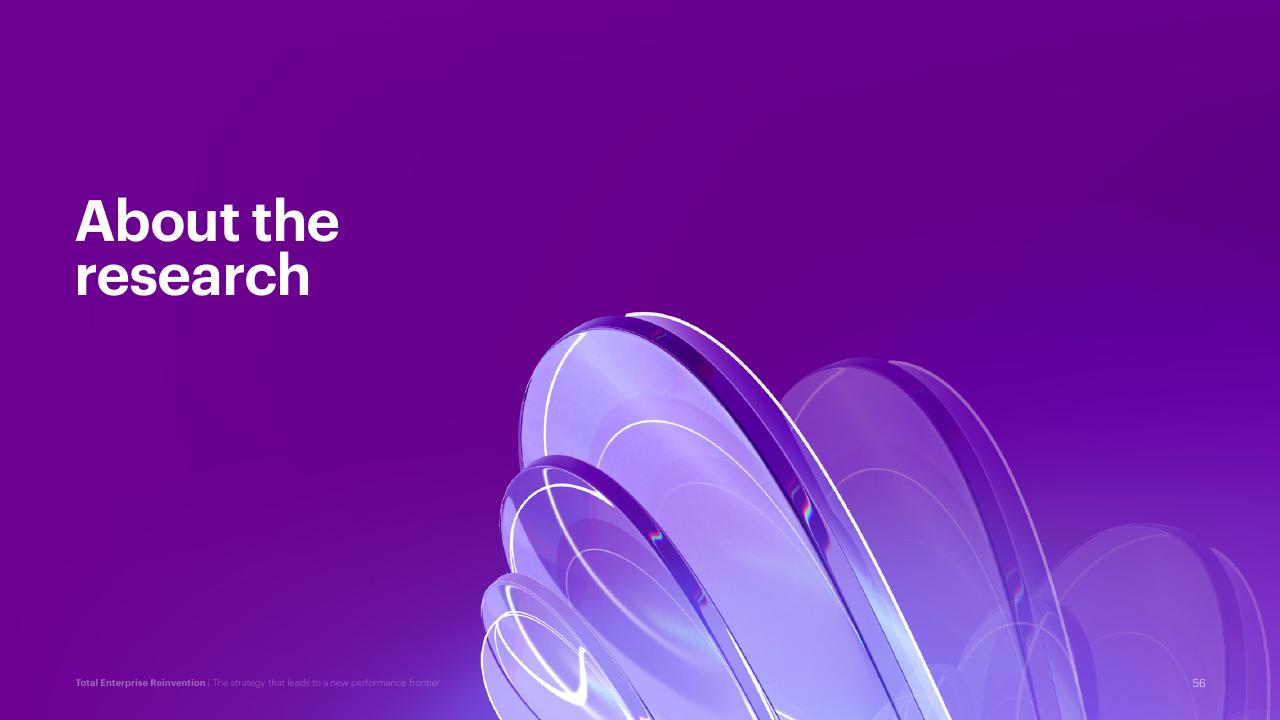 Section Divider slide 56 from Total Enterprise Reinvention Accenture
