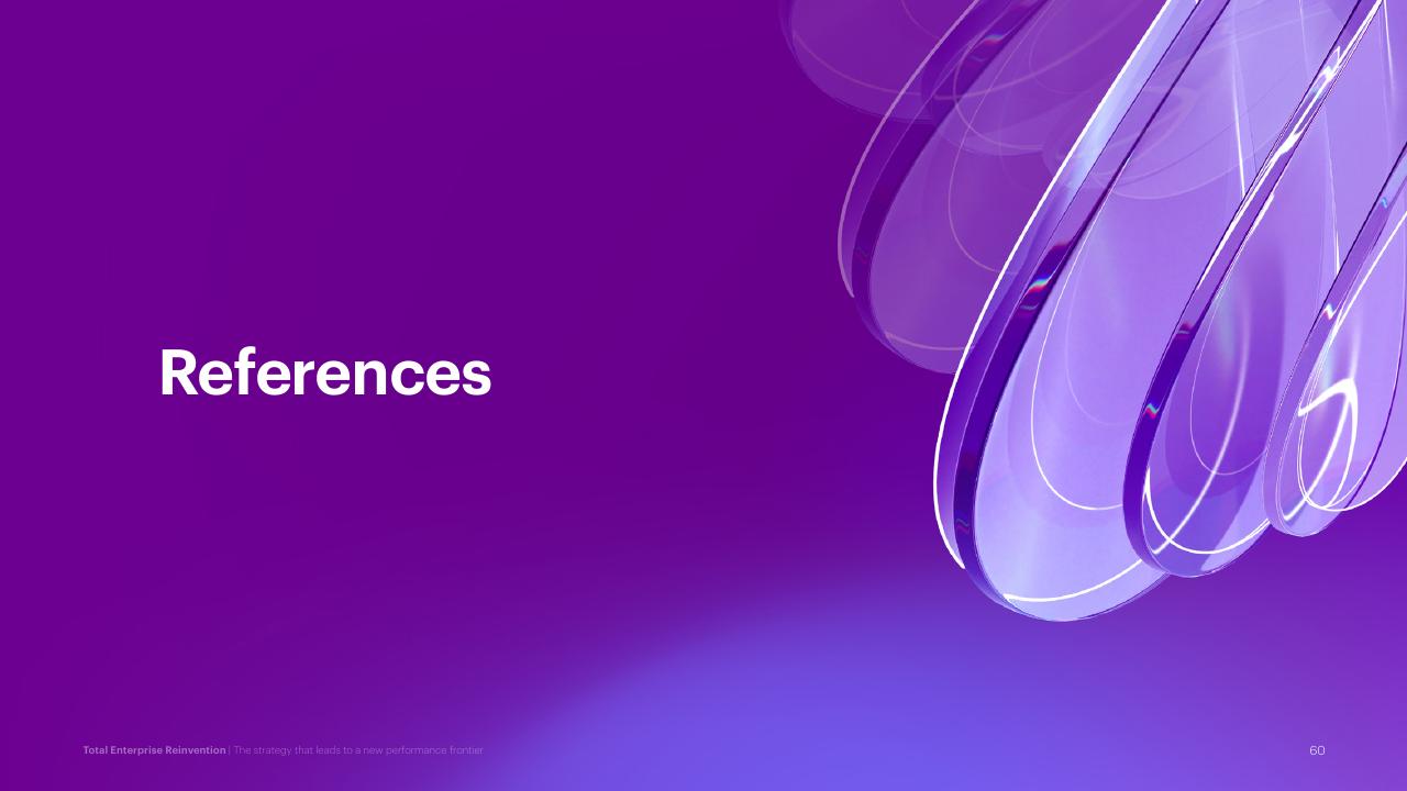 Section Divider slide 60 from Total Enterprise Reinvention Accenture