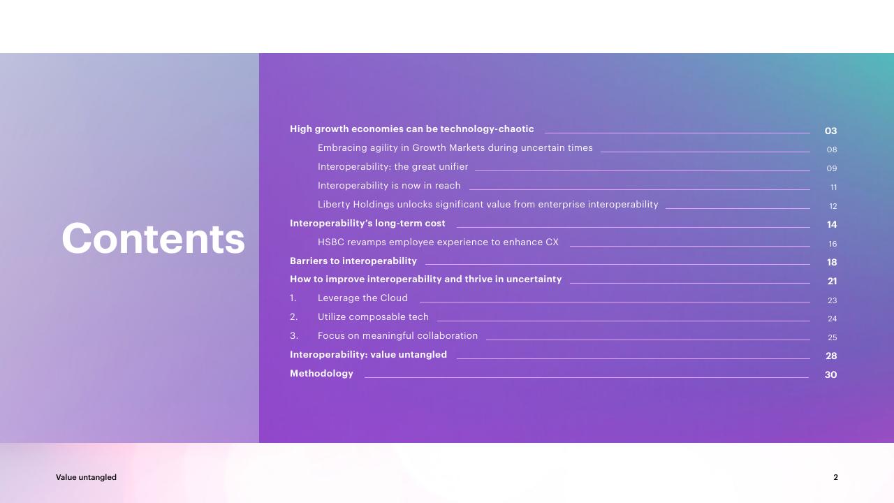 Text slide 2 from Value Untangled Amplify Speed To Value Through Interoperability Accenture