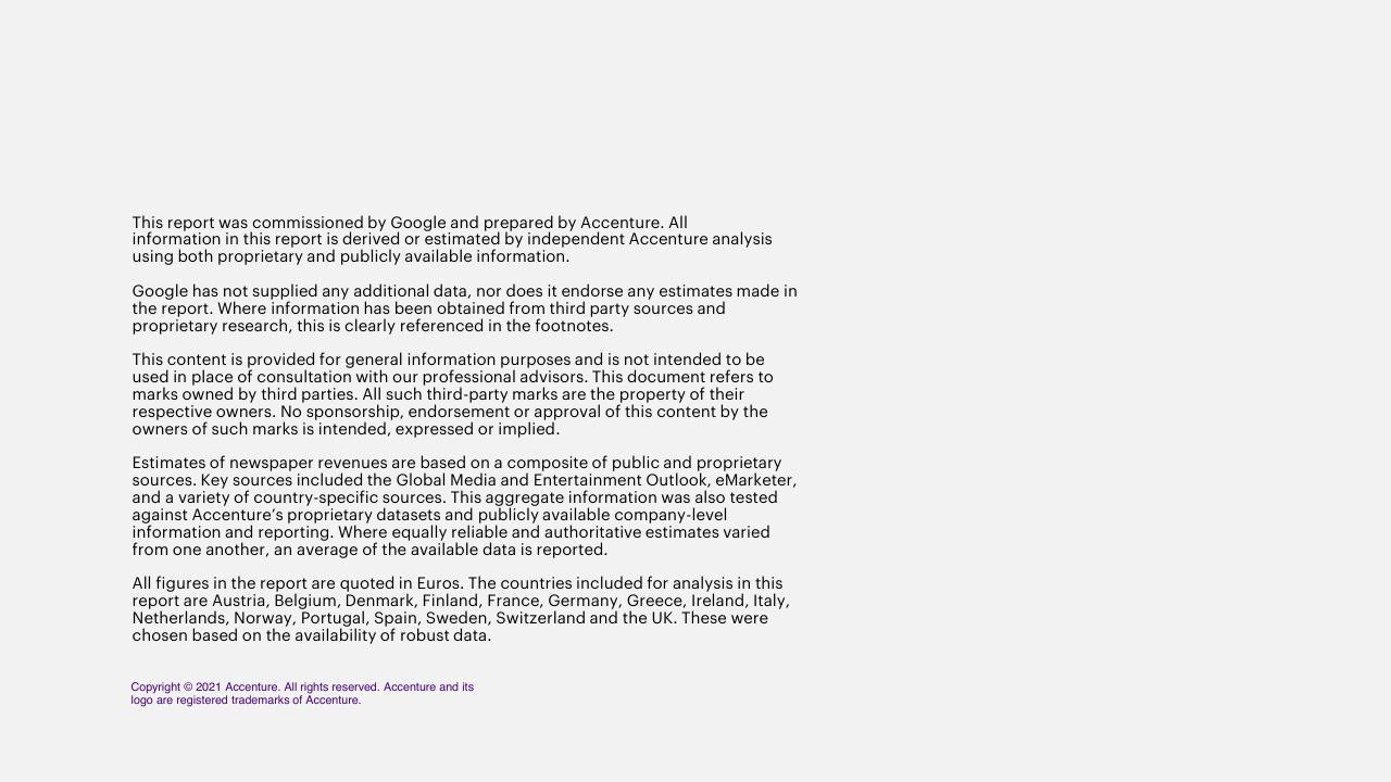 Text slide 2 from Western Europe News Media Landscape Trends Accenture