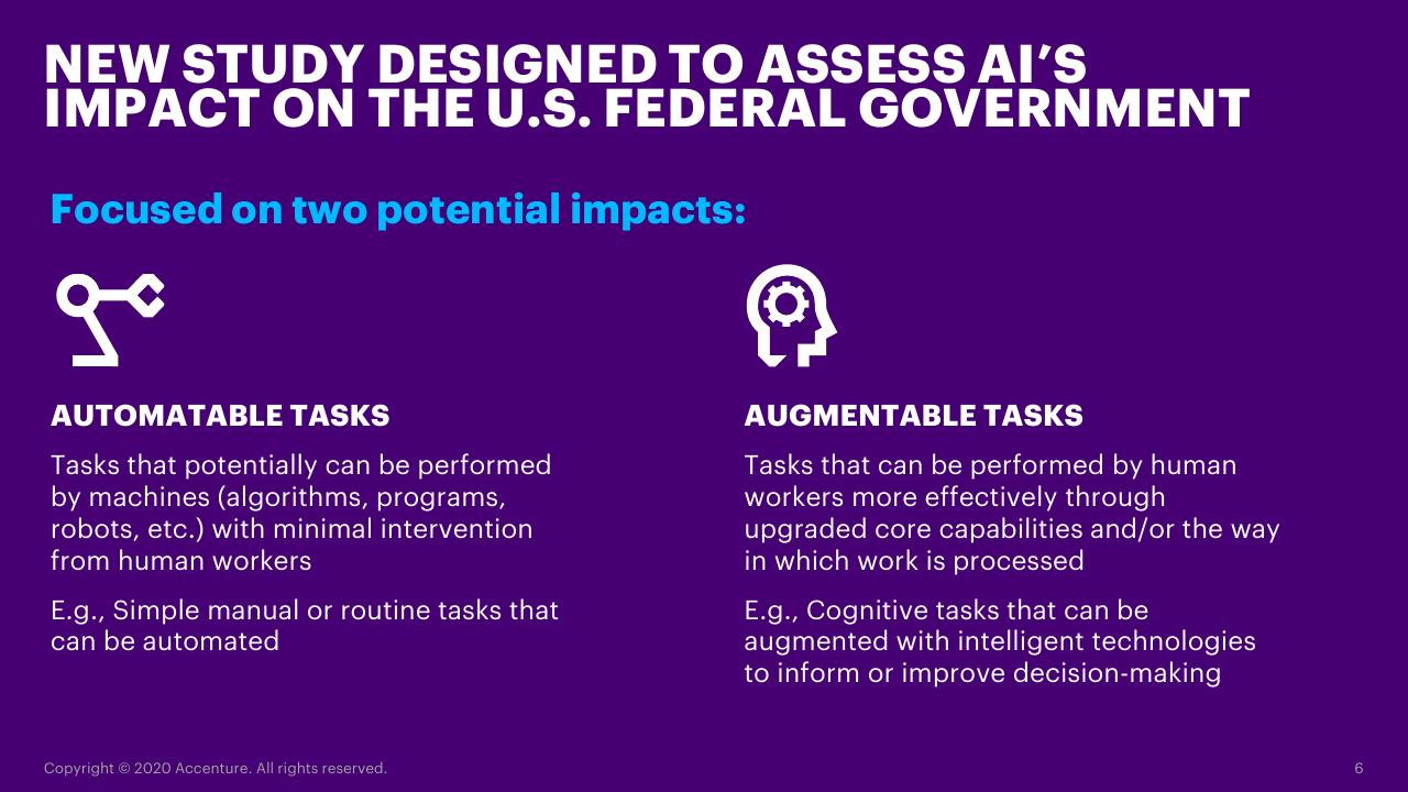 Comparison slide 6 from When Where How AI Will Boost Federal Workforce Productivity And How Federal Agencies Can Prepare