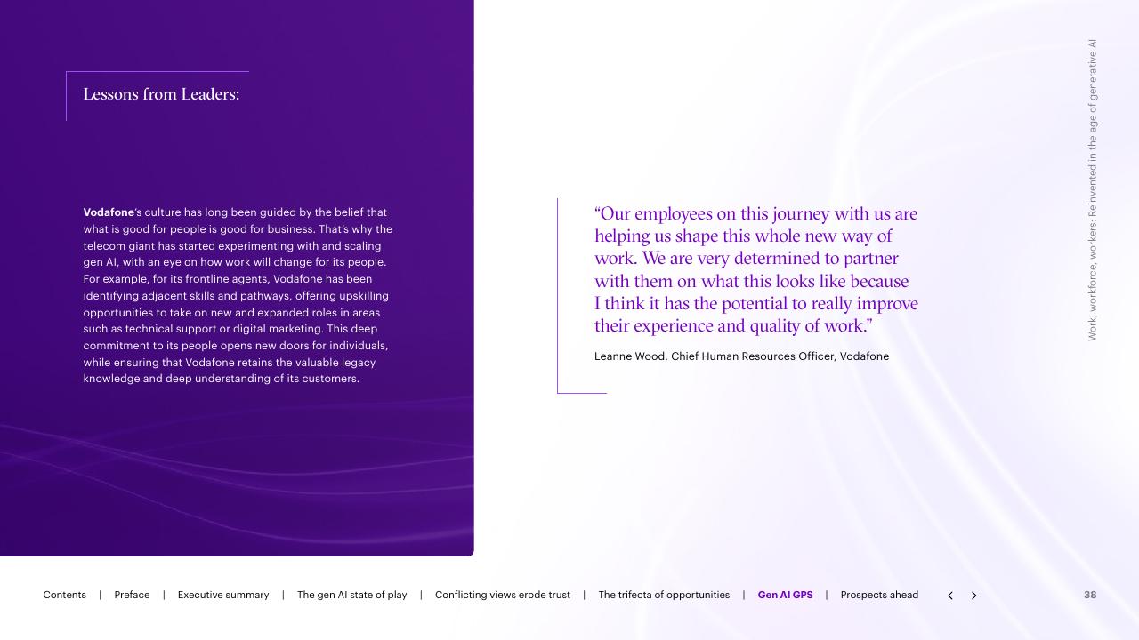 Case Study slide 38 from Work Workforce Workers Reinvented In The Age Of Generative AI Accenture