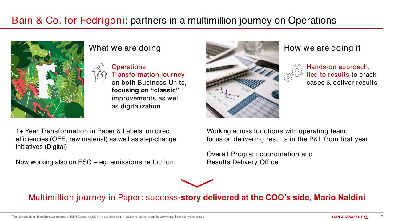 Comparison slide 7 from A Multimillion Results Journey Through Operations Efficiency